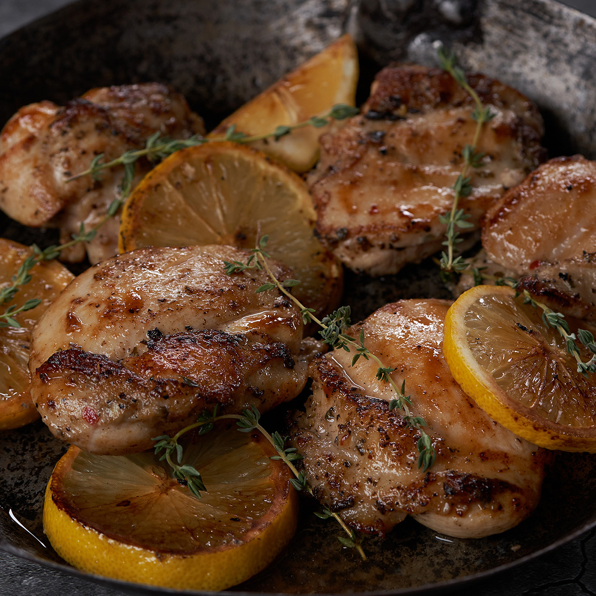 Cooked Chicken Thighs