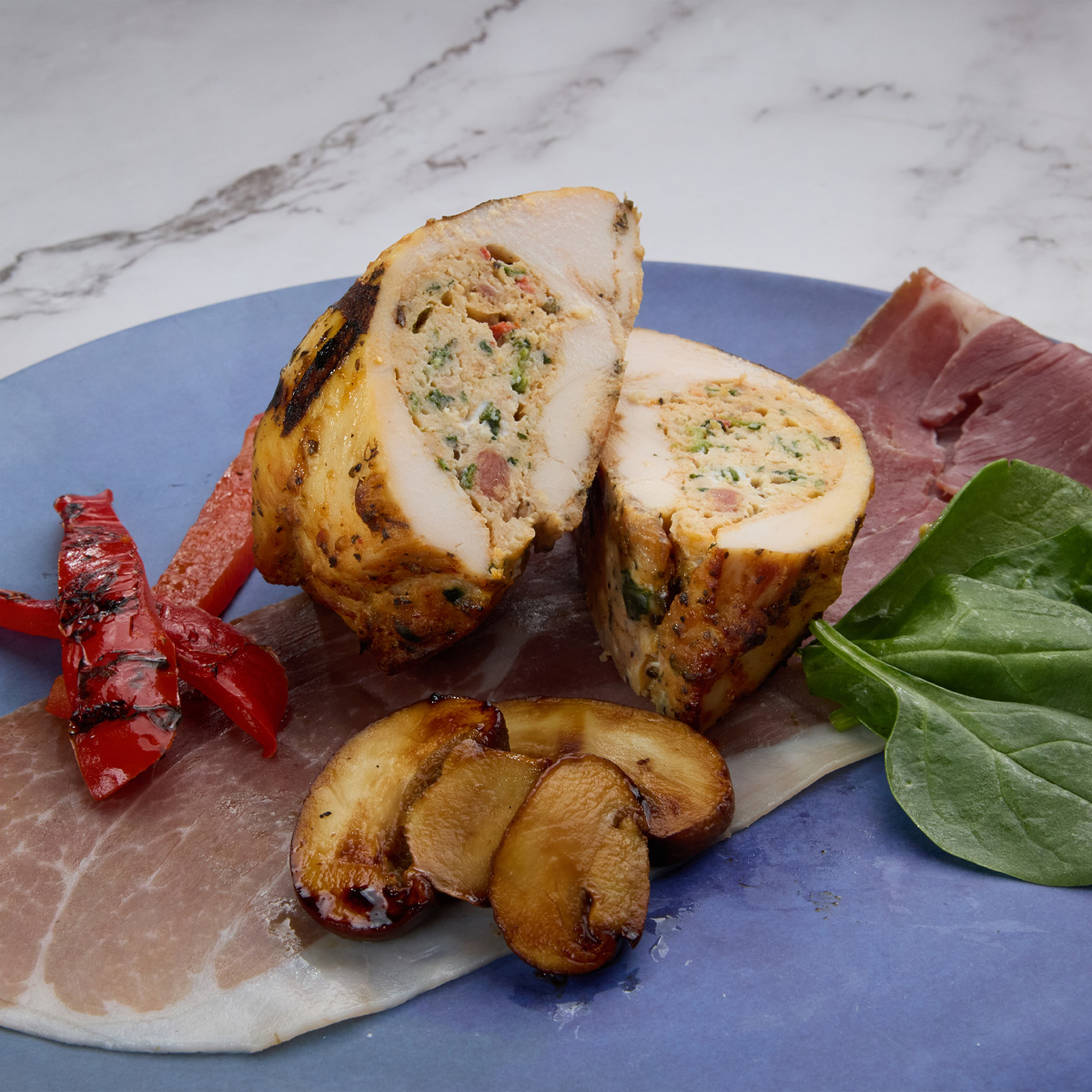 Stuffed Chicken Tuscany DD Poultry Foodservice