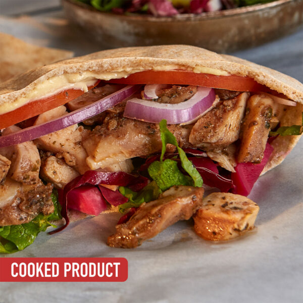 Authentic Greek Chicken Gyro Sliced